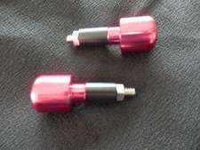 Universal Lenkerenden Lenkergewichte ROT für 22mm ALU Lenker  ABM Spiegler W061