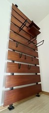 Vintage 60s Teak Wandgarderobe