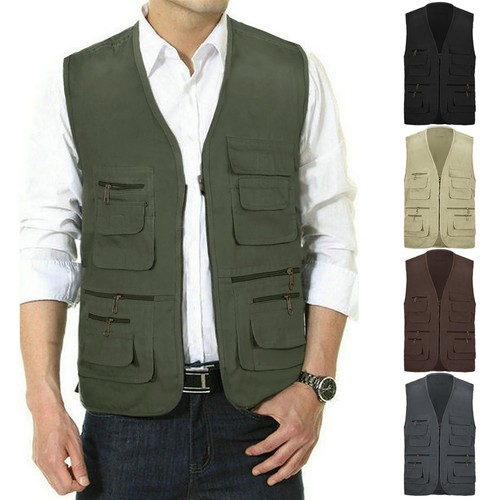 Herren multi pocket weste jagd - herren,