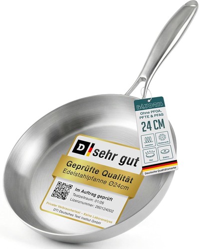 Batoris edelstahlpfanne cm - batoris, 24