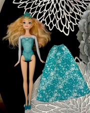 Singende Elsa Frozen Die Eiskönigin-Rock Diadem &Schuhe-ohne Batteriefach Deckel