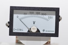 Einbau-Instrument / Panel Meter v. Neuberger Messins. Typ RUDG50, 0 - 250 V, NOS