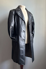 LANGER LEDER TRENCHCOAT 40 42