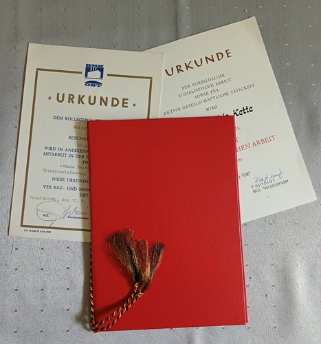 Vintage ddr papier konvolut - vintage,