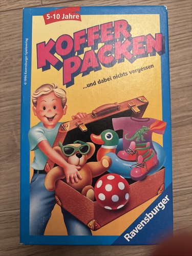 Kinderspiel koffer packen - kinderspiel,
