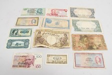 Q28R36- Sammlung alte Geldscheine diverse Währungen 