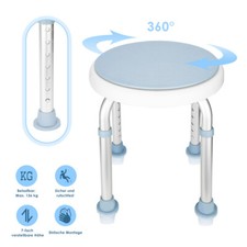 Duschstuhl 360° Drehbar