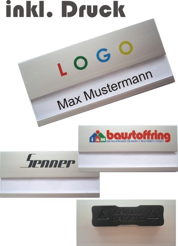 Namensschilder aus - x,