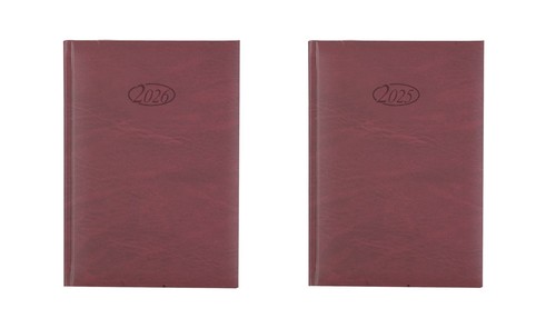 Buchkalender set 2025 2026 - +, /
