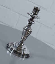 St. Medard Kerzenständer Kerzenhalter Candlestick versilbert 1 flammig Vintage