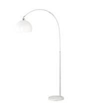 Bogenleuchte JUNIOR II – höhenverstellbar – Chrom – Marmorfuß – E27