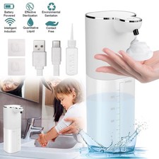 400ml Seifenspender Automatisch Sensor Schaumseifenspender USB Seifenspender