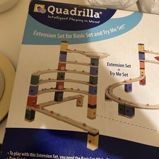 Quadrilla Holz Murmelbahn Try
