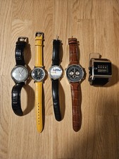 Armbanduhren 5 Stück, Konvolut, nicht auf Funktion geprüft, verschiedene Marken