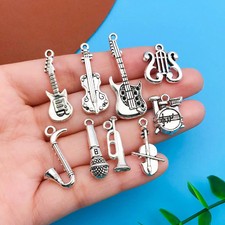 Antike silbrige Musik Charms