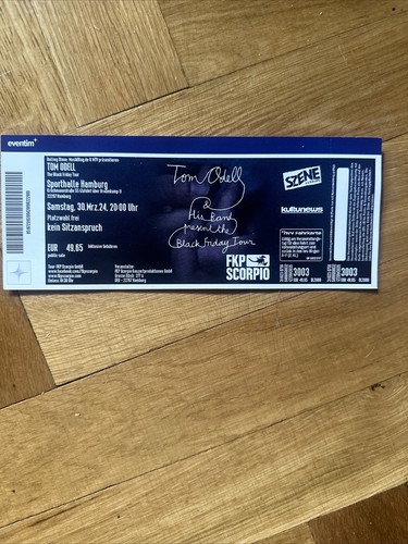 Tom odell black - 2x, tour