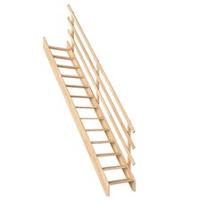 DOLLE Raumspartreppe Innentreppe gerade Buche/Fichte 13 Stufen bis 289 cm