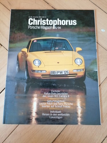 Porsche christophorus heft - porsche,