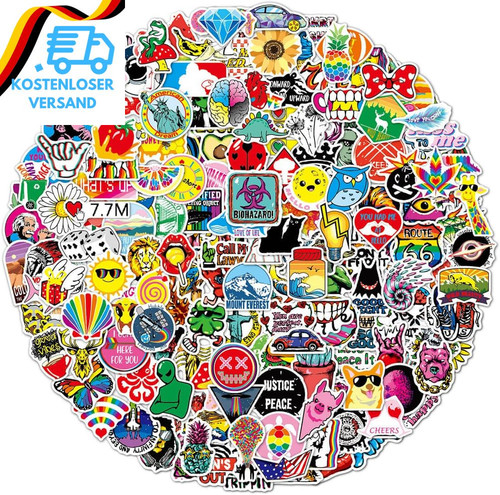 200 stück graffiti sticker - 200,