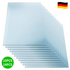 Gewächshaus Platten Doppelstegplatten Stegplatten Hohlkammerplatten 4 6mm 10/14X