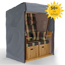 SANZARO® Premium Strandkorb Schutzhülle mit Belüftungsöffnungen Strandkorbhülle