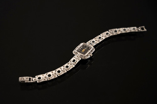 Vintage 925 silber damenuhr - vintage,