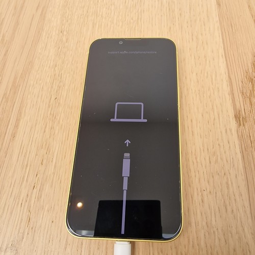 Iphone 128gb yellow defekt - iphone,