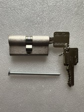 Ikon Schließzylinder, Doppelzylinder, mit 3 Schlüssel, Edelstahl