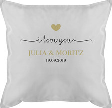 Kissen 50X50 - Ideen - I Love
