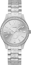 GUESS W1280L1 Damen Armbanduhr 38 mm Edelstahl Silberfarben
