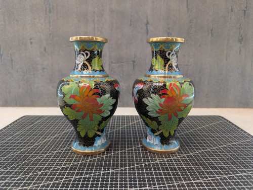 Cloisonné vasen 15cm - cloisonné,