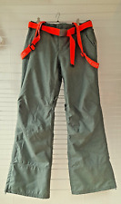 BRUNOTTI Thermo Winter Board Outdoor Funktions Skihose Hosenträger GRÜN Orange M