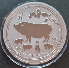 Lunar II “Schwein 2019” – 1 AUD – 1 oz Silber