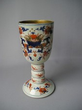 Antikes Gefäß Imari Porzellan Vase Pokal bemalt Japan