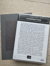 Stampin' Up! Stempel Hintergrund Motivstempel Schrift Buchstaben