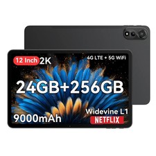 Blackview MEGA 2 Android 15 Tablet 12 Zoll 36GB+256GB 9000mAh 4G Dual SIM GPS