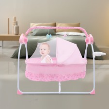 25 kg Babyschaukel Schaukel Babybett Elektrische Babywippe Bluetooth Kinderbett