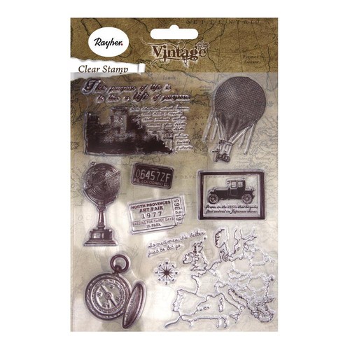 Stempel silikonstempel vintage - silikonstempel,