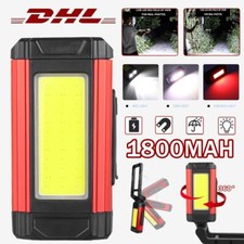 LED COB KFZ Arbeitsleuchte Akku Werkstattlampe Handlampe Taschenlampe +Magnet