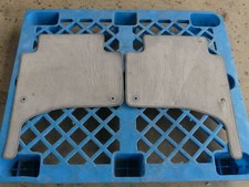 PORSCHE Cayenne S 4,5 955 9PA Fussmatten Stoff grau hinten links rechts