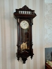 Wanduhr Pendeluhr Regulator Gustav Becker 