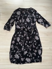 ESPRIT Kleid Midikleid schwarz