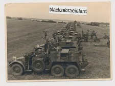 789- WK2 FOTO Heeres Aufstellung von SECHS RAD Spähwagen mit MG s
