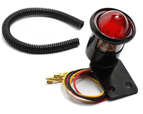 Led rücklicht klassik schwarz - led,