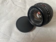 Carl Zeiss Jena Biometar 2.8/80 MC Objektiv für Pentacon Six + E-Mount Adapter