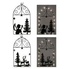 Led fensterbild mit timer - mit,