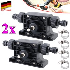 2x Bohrmaschine Bohrpumpe Flüssigkeit Selbstansaugende Öl Wasser Transfer Pumpe