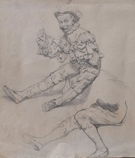 Historismus Porträtstudie