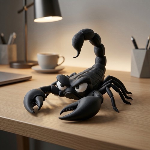Frecher grumpy skorpion - skorpion, figur