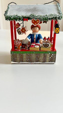 Niedlicher Weihnachtsmarktstand Lebkuchenverkäufer Käthe Wohlfahrt